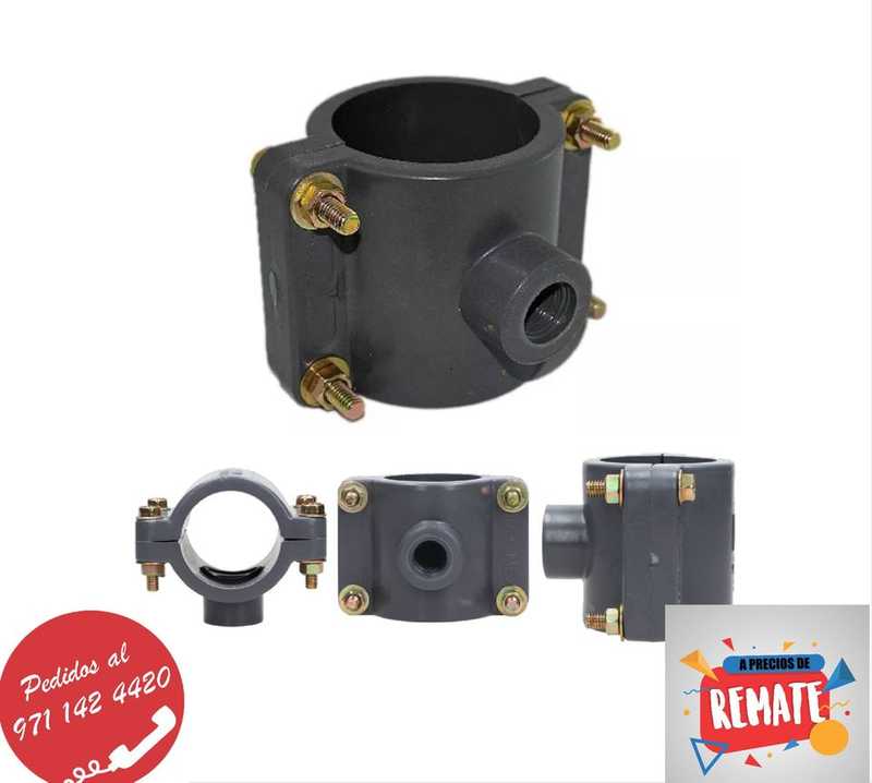 REMATE de Hidrotomas EDO-MEX (Abrazadera de PVC Roscada)