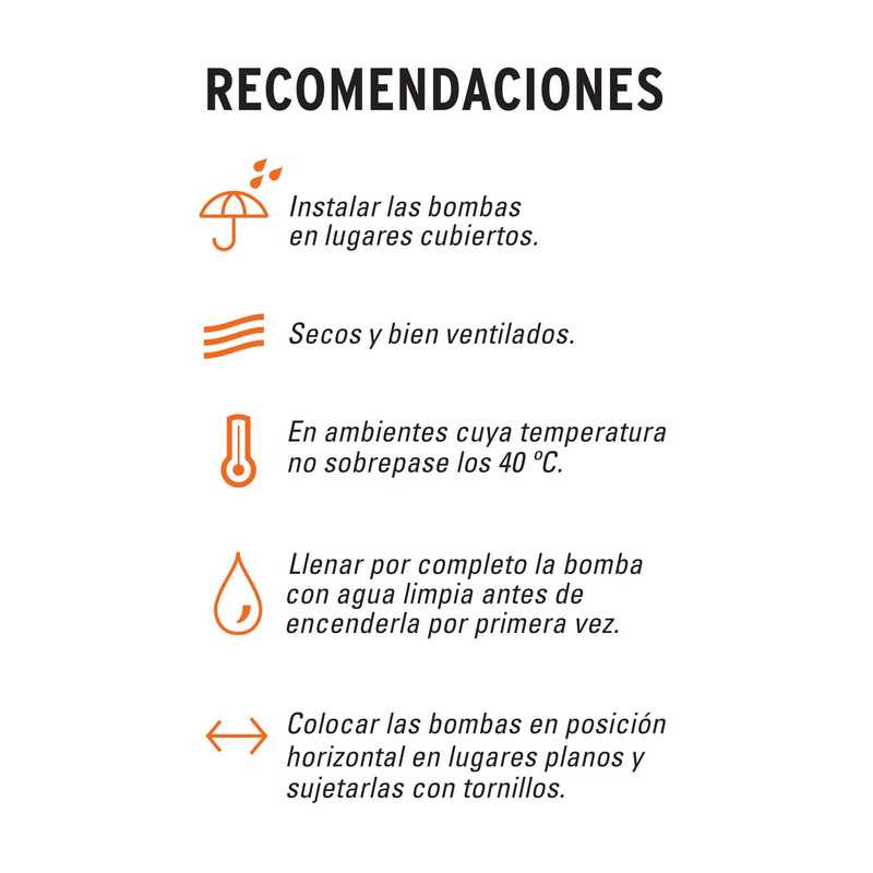Bomba de Agua de 1/2 caballo